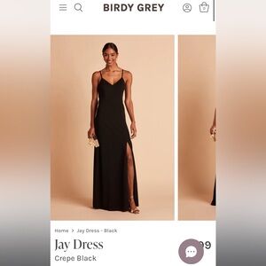 Birdy grey bridesmaid dress